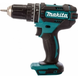 Дрель аккумуляторная ударная Makita DHP482Z 18 В/БЗП 13мм/2скор/62нм/2кг/без аккумулятора без зарядного устройства