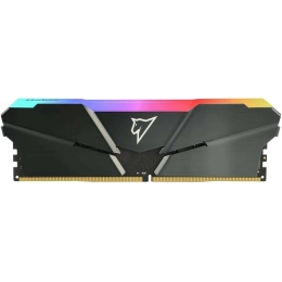 RAM 8GB DDR4-3200 PC4-25600 Netac Shadow NTSRD4P32SP-08E Grey, CL16, RGB, с радиатором