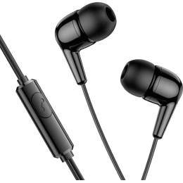 Наушники HOCO M97 Enjoy universal earphones with mic (черный)