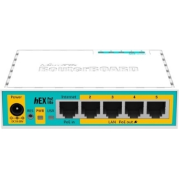 Роутер MikroTik hEX PoE lite (RB750UPR2) белый