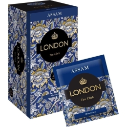 Чай черный пакетированный London 25пак Assam 50 г (4607051543409)