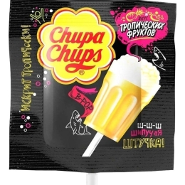 Карамель на палочке Chupa Chups В-pop тропический 15 г (6921211114420)