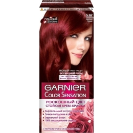 Стойкая питательная крем-краска для волос Garnier Color Sensation оттенок 5.62 Царский Гранат (3600541135659)