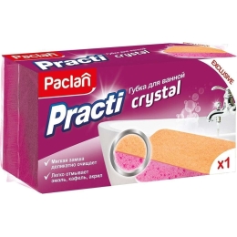 Губка для мытья ванной комнаты Paclan Practi Crystal 1шт(4610015984538)