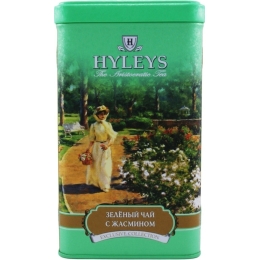 Чай зеленый листовой Hyleys с жасмином 125 г (4791045003342)