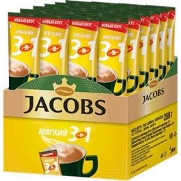 Кофе в стике Jacobs 3в1 Мягкий 12.6 г (4607001778387)