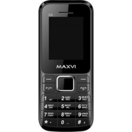 Сотовый телефон Maxvi C3i Black