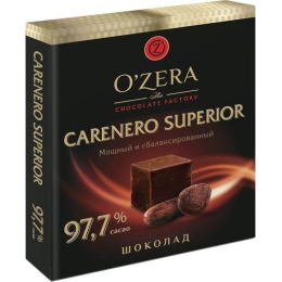 Шоколад O`Zera Carenero Superior 97.7 % 90 г (4600452017081)