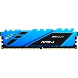 Оперативная память DDR4 16Гб Netac Shadow C16 Blue (NTSDD4P32SP-16B)