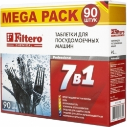 Таблетки для посудомоечных машин Filtero 703 7в1 (90шт)