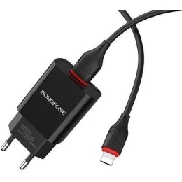 Сетевая зарядка BOROFONE BA20A 1USB 2.1A (Black)