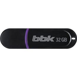 Флеш-накопитель BBK 032G-TG118 черный, 32Гб, USB2.0