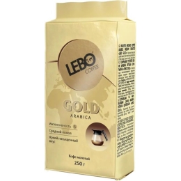 Кофе молотый Lebo Gold Arabica, 250 г.