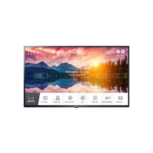 43" Телевизор LG 43US662H0ZC черный 3840x2160, 4K Ultra HD, 60 Гц, Wi-Fi, Smart TV, webOS