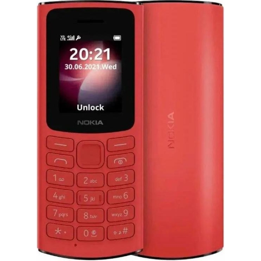 Мобильный телефон NOKIA 106 TA-1564 DS RED