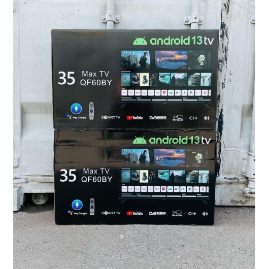 32" Телевизор 1366x768, HD READY, 60 Гц, Smart Android Голосовое управление