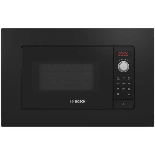 Встраиваемая микроволновая печь Bosch BEL623MB3 (Serie2 / черный / 20л / 800Вт)