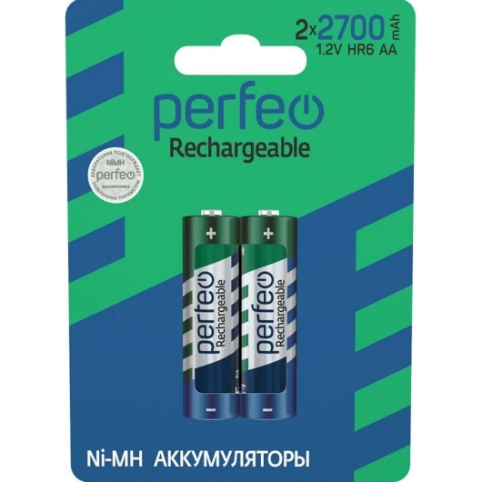 Аккумулятор Perfeo AA2700mAh/2BL