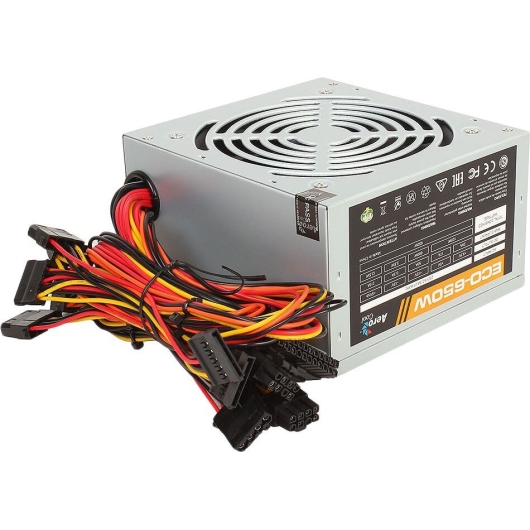 Блок питания Aerocool ECO-650W (ATX 2.3, 650W, 120mm fan) Box