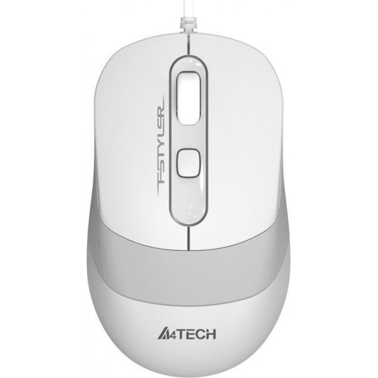 Мышь A4Tech Fstyler FM10S (FM10S USB White) белый/серый оптическая 1600dpi