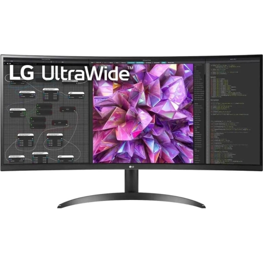 Монитор LG 34WQ60C-B (34WQ60C-B.ARUZ) черный 34" VA LED 5ms 16:9 HDMI матовая 1000:1 300cd 178гр/178гр 3440x1440 DP WQ 6.9кг