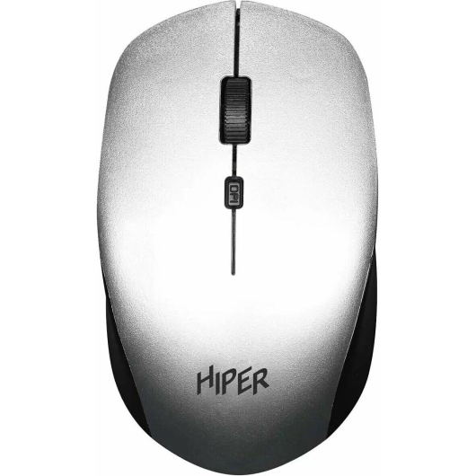 Мышь беспроводная HIPER HOMW-092 1600dpi, серый, USB, 4кнп