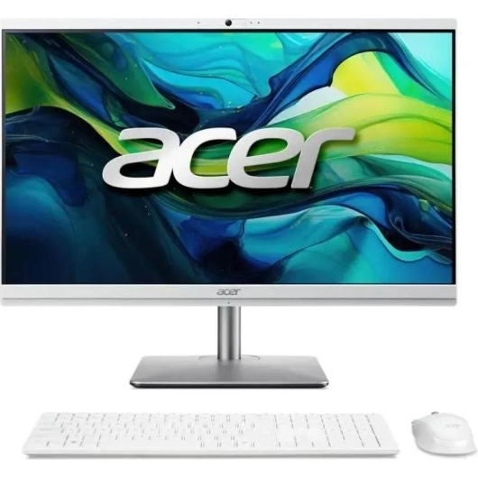 Моноблок Acer Aspire C24-195ES (DQ.BM4CD.002) 23.8" Full HD Core Ultra 5 125U (3.6) 16Gb SSD512Gb UHDG CR Eshell GbitEth 180W кл. мышь серебристый