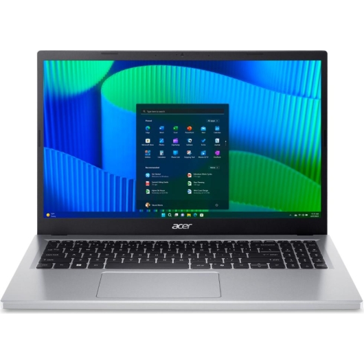 Ноутбук Acer Extensa 15 EX215-34-P0AB (NX.EHTCD.005) N200 8Gb SSD256Gb Intel UHD Graphics 15.6" TN FHD (1920x1080) noOS silver WiFi BT Cam