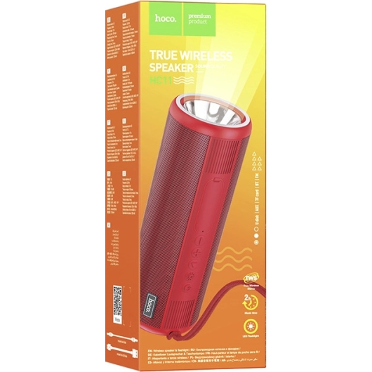 Колонка Bluetooth 5.0 2*5W 1200mAh Hoco HC11 (Red)