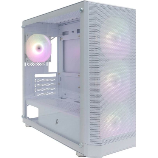 Корпус 1STPLAYER FD5-M ARGB White (FD5-M-WH-4F2-W(AP)) / mATX / 4x120mm ARGB fans