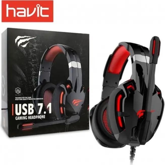 Гарнитура игровая с подсветкой HAVIT GAMENOTE HV-H2001U 7.1 Gaming