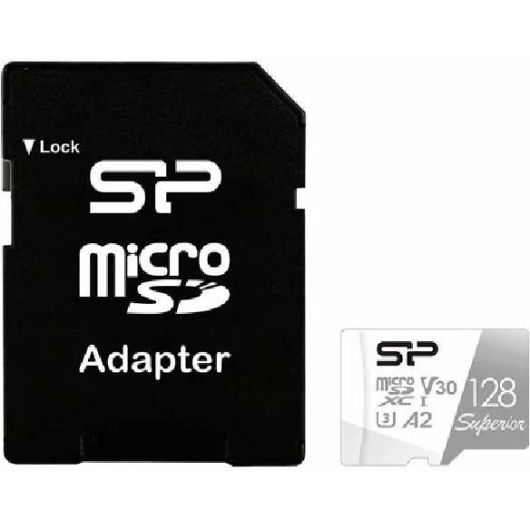 Карта памяти microSD 128GB Silicon Power Superior Pro A2 microSDXC Class 10 UHS-I U3 Colorful