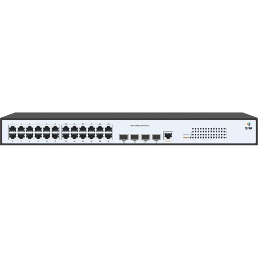 Коммутатор SNR (SNR-S2982G-24T-POE-E) 24 порта 10/100/1000Base-T с поддержкой PoE, 4 порта 100/1000BASE-X (SFP)