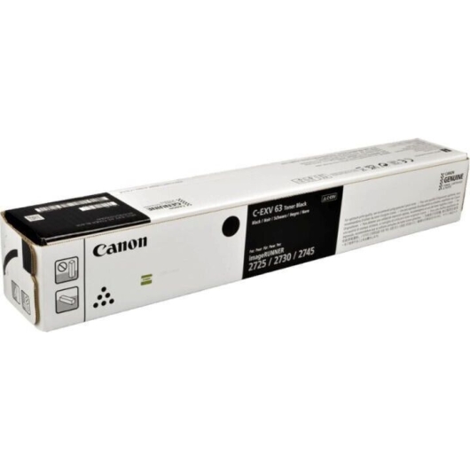 Тонер Canon 5142C002 Toner C-EXV 63 Black Черный