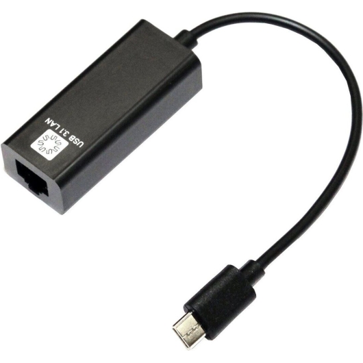 Сетевая карта 5bites UA3C-45-08BK, 1xRJ-45, 10/100, USB 3.1 Type-C