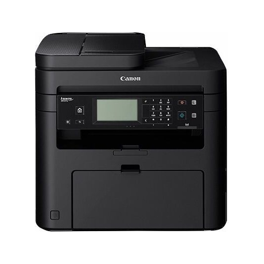 МФУ CANON MF237w (1418C121/1418C105), Wi-Fi, A4, лазерная ч.б., факс, 23 стр/мин ч/б, 1200x1200 dpi, подача: 250 лист., вывод: 100 лист., память: 256 Мб, Ethernet RJ-45, USB, ЖК-панель