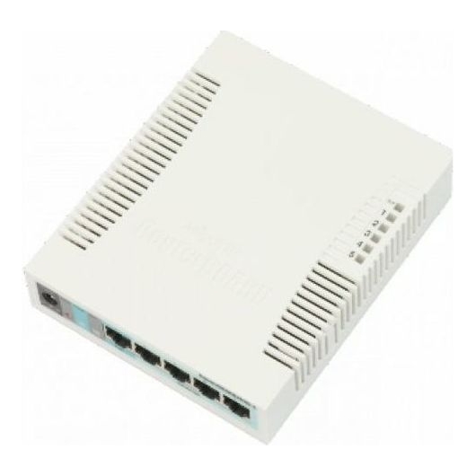 MikroTik RB260GS Коммутатор RouterBOARD 260GS 5-port Gigabit smart switch with SFP cage, SwOS, plastic case, PSU