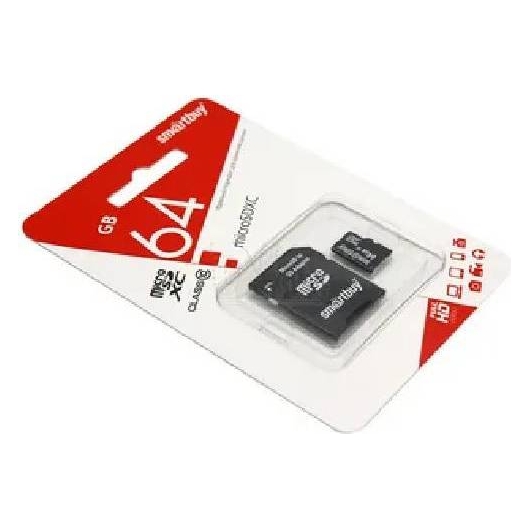 Карта памяти Smartbuy micro SDHC 6GB Сlass 10 (с адаптером SD)LE