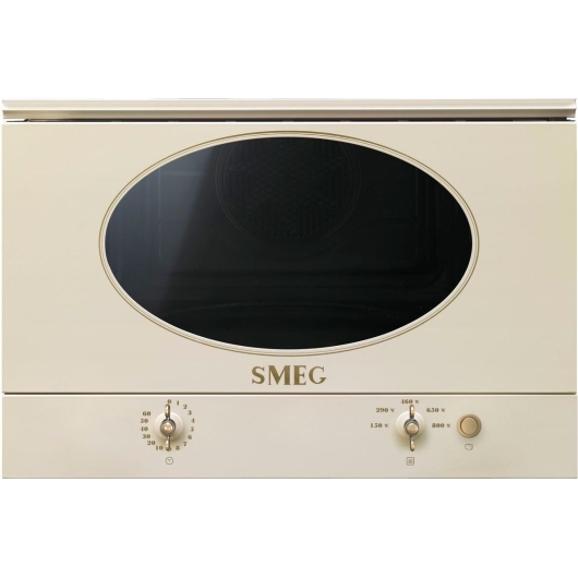 Встраиваемая микроволновая печь SMEG MP822NPO кремовый