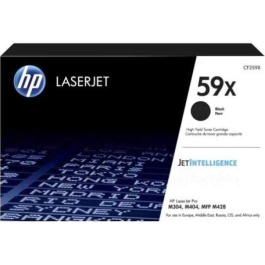 Картридж лазерный HP 59X CF259XH черный (10000стр) для HP LJ M304/M404/MFP M428 (техн.упак)