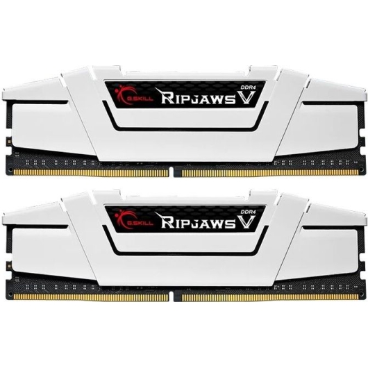 ОЗУ G.SKILL Ripjaws V (F4-3600C18D-32GVW) 32GB (2x16GB) DDR43600MHz CL18 (18-22-22-42) 1.35V / White