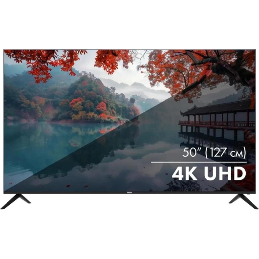 50" Телевизор Haier 50 Smart TV M1 черный 1366x768, HD, 60 Гц, Wi-Fi, Smart TV, Android TV