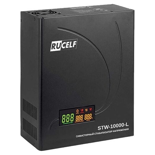 Стабилизатор напряжения Rucelf STW-10000-L черный