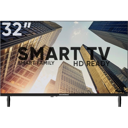 32" Телевизор Soundmax SM-LED32M17S черный 1366x768, HD, 60 Гц, Wi-Fi, Smart TV, Android TV