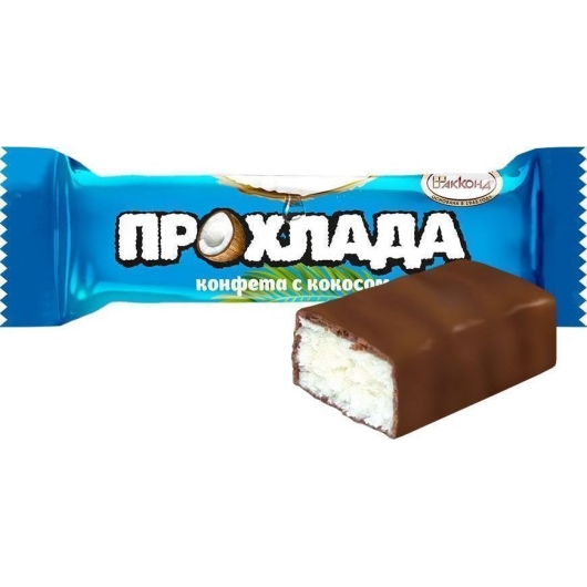 Конфеты Акконд Прохлада с кокосом батончик 40 г (4600648569387)