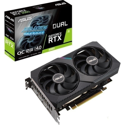 Видеокарта nVidia RTX 3060 Asus DUAL-RTX3060-O12G-V2 (90YV0GB2-M0NA10)