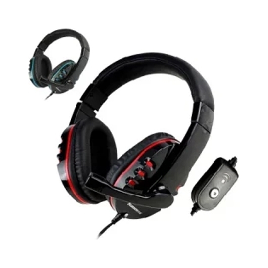 Игровые наушники DeTech DT-790G Black/red