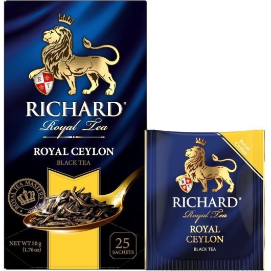 Чай черный RICHARD "Royal Ceylon" 25 сашетов