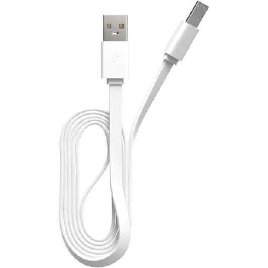 Кабель Maxvi MC-01LF white USB-micro USB, 2A