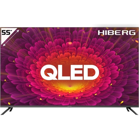 Телевизор 55" Hiberg QLED 55Y, Smart, 4K